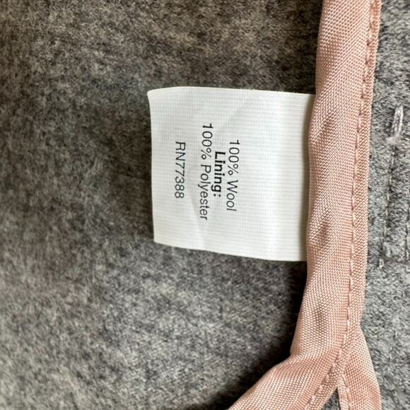 J.Crew Wool 10 Tall M L Benny Double Breasted Blazer Unstructured Gray Unlined - Picture 4 of 16